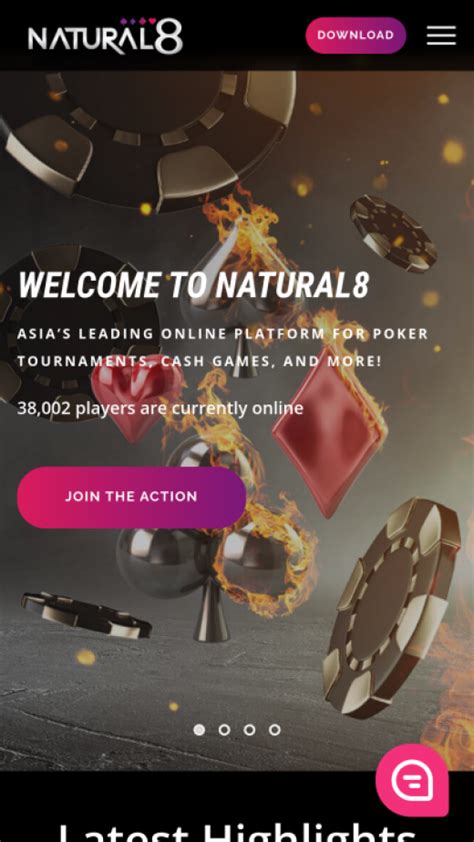 Natural8 casino download